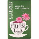 Clipper Fair Trade Green Tea with Echinacea 20 Bags
